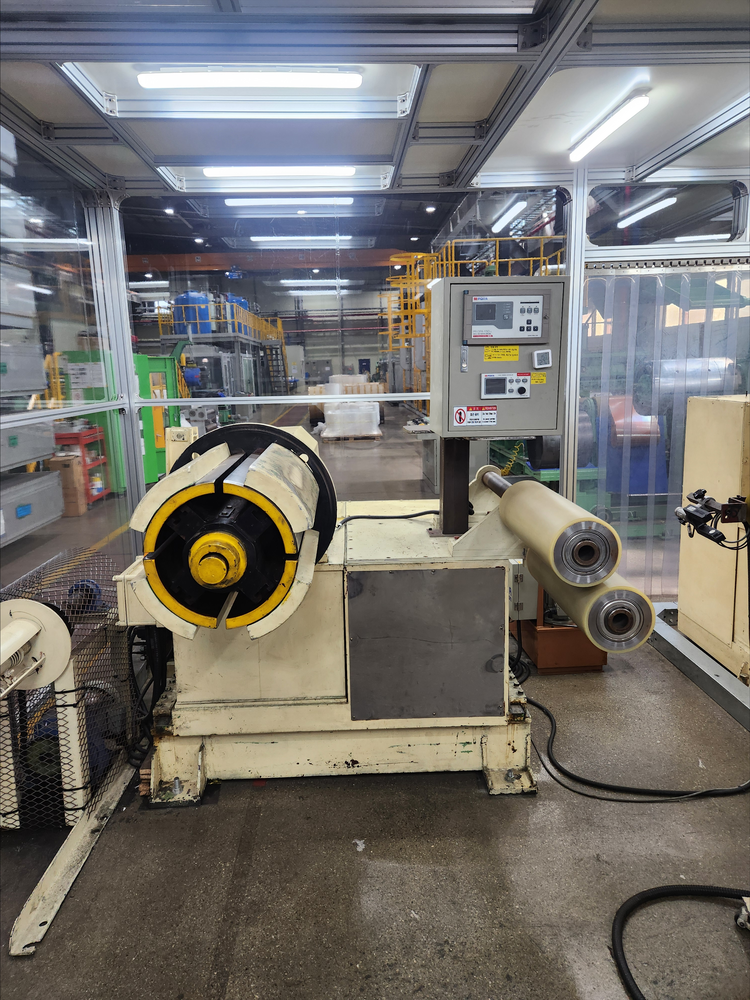 Backsan Machinery ( Korea ) No Loop,  Magnetic Core Tension Control Precious Slitter 상세 이미지 - ASKINDEX 코리아